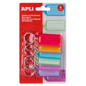 B. PORTES CLEFS PREMIUM COUL ASSORT 6U