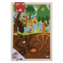 PUZZLE NIVEAUX FORÊT 28U               OB
