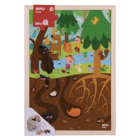 PUZZLE NIVEAUX FORÊT 28U               OB