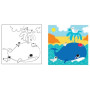 LIVRE AQUA FUN MAG. WATERCOL.MARIN 6F 1U