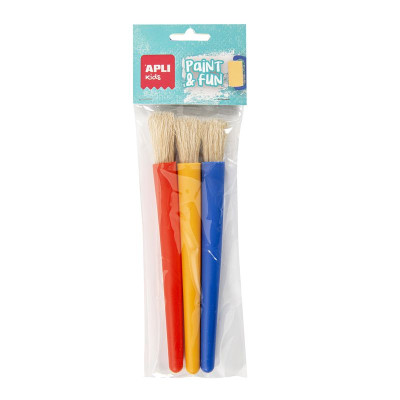 PINCEAUX EN PLASTIQUE JUMBO Ø2CM 3U    OB