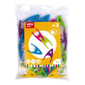 PINCES EN PLASTIQUE 30U