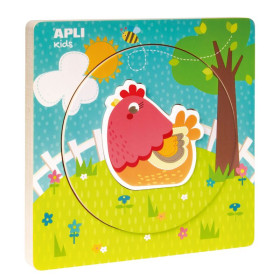 B.PUZZLE  CROISSANCE  POULE            OB