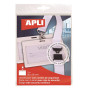 BADGE 90x56 LACET SECURITE 3U BLANC    OB