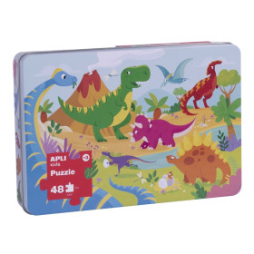 B.PUZZLE LES DINOSAURES 48U            OB
