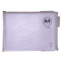 ZIPPER BAG NYLON A4 ASSORT. COLOR      OB
