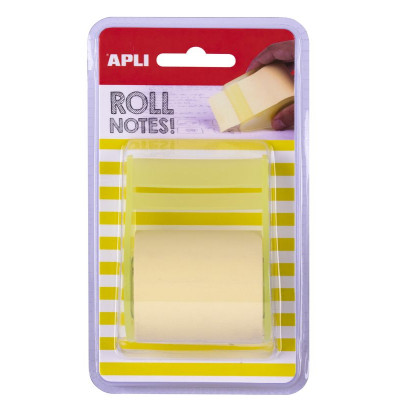 APLI NOTES ROUL DISTRIB 5CMX8M JAUNE