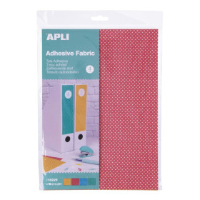 Pochette.TISSU ADHÉSIF POINT COUL.ASSORT. 4OB
