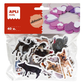 SACH MOUSSE LES ANIMAUX DE FERME ADH 40OB