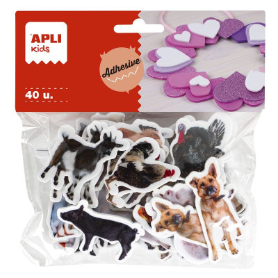 SACH MOUSSE LES ANIMAUX DE FERME ADH 40OB