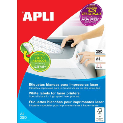 Etiquettes.LASER BLANC 99.1x33.9 Boite