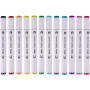 FEUTRES STREET MARKER COUL.ASSORTIES 12OB