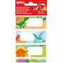 Pochette 9 ET SCOLAIRES DINOSAURES 35X75MM