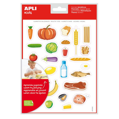 GOMMETTES ALIMENTS SAINS  12F ENL      OB