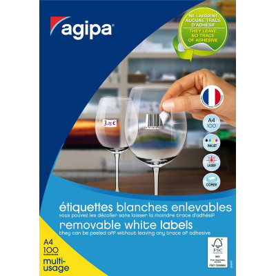 Boite 1600Etiquettes MU ENLEVABLE105X37
