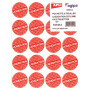 100 Etiquettes LIQUIDATION D37,5MM- 5FOB     OB
