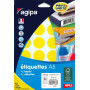 ETUI A5 240 Etiquettes JAUNE DIAM 30