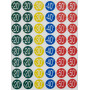 P5F 240 Etiquettes REMISES ASS -20/-50% D24MM