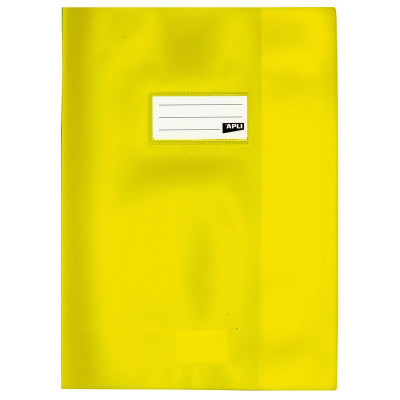 PROTEGE CAHIER PVC 19/100 24X32 JAUNE