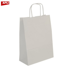 PAQ 50 SACS 32x16x39 KRAFT BLANC 110GR