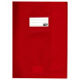 PROTEGE CAHIER PVC 19/100 24X32 ROUGE