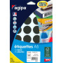 ETUI A5 240 Etiquettes NOIR DIAM 30