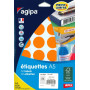 ETUI A5 240 Etiquettes ORANGE DIAM 30