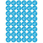 P4F 192 Etiquettes ENL REMISE -40% D24MM