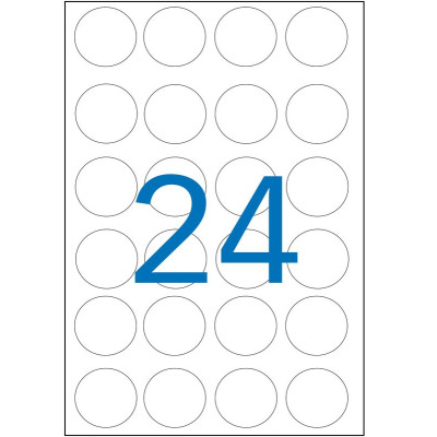ETUI A5 168 Etiquettes COUL/ASSOR DIAM 30