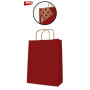 PAQ 50 SACS 18x8x21 KRAFT ROUGE