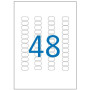 Boite 4800 Etiquettes MULTI-USAGE  22X12.7OB