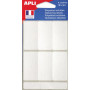 PochetteETTE 18 Etiquettes BLANCHE SOLUBLES  25X50