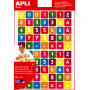 Pochette 12F GOMMETTES ENL CHIFFRES