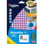 ETUI A5 2940 Etiquettes MAUVE DIAM 8OB