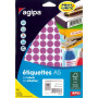 ETUI A5 960 Etiquettes MAUVE DIAM 15