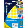 ETUI A5 400 Etiquettes JAUNE DIAM 24