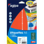 ETUI A5 120 Etiquettes ROUGE 32X70