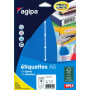 ETUI A5 120 Etiquettes BLEU 32X70