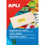 Boite 2700 Etiquettes MU JAUNE 70X31