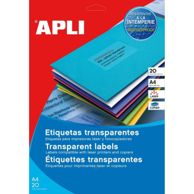 P 280 Etiquettes INVISIBLE  LASER 99.1X38.1