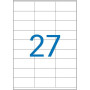Boite 2700 Etiquettes ETIBOX      70X31