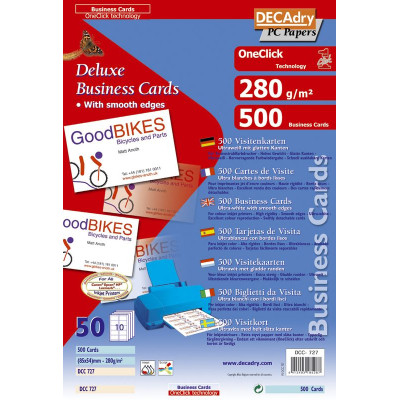 Pack 50x10 cartes visite - One clickOB
