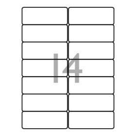 Boite 100 x 14 Etiquettes 99.1x38.1