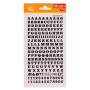 Lettres&chiffres transfert noir 6mm-1F