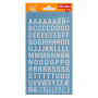 Lettres transfert blanches 12 mm - 1F