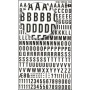 Lettres&chiffres transfert noir 8mm-1F