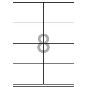 Boite 100 x 8 Etiquettes 105x70