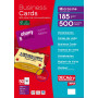 Boite 500 cartes visite BLANCHES 185g.85X54