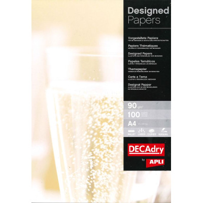 Pack 100 A4 coupe de champagne 90g     OB