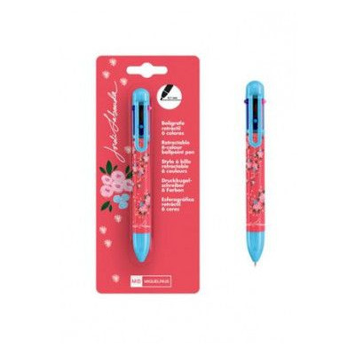 Boite 12 STYLOS 6 COUL. FLOWERY JL     OB